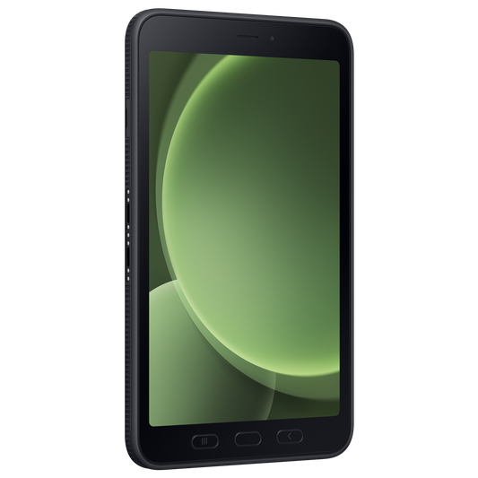 Samsung Galaxy Tab Active5 5G in Green, front view of display