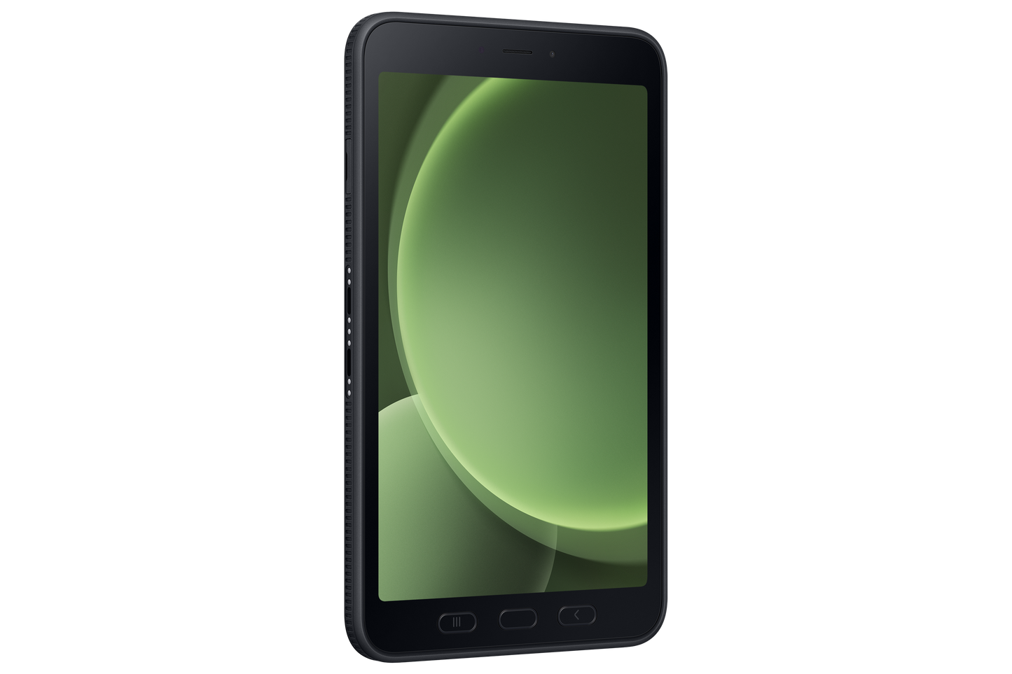 Samsung Galaxy Tab Active5 5G in Green, front view of display