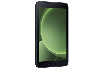 Samsung Galaxy Tab Active5 5G in Green, front view of display