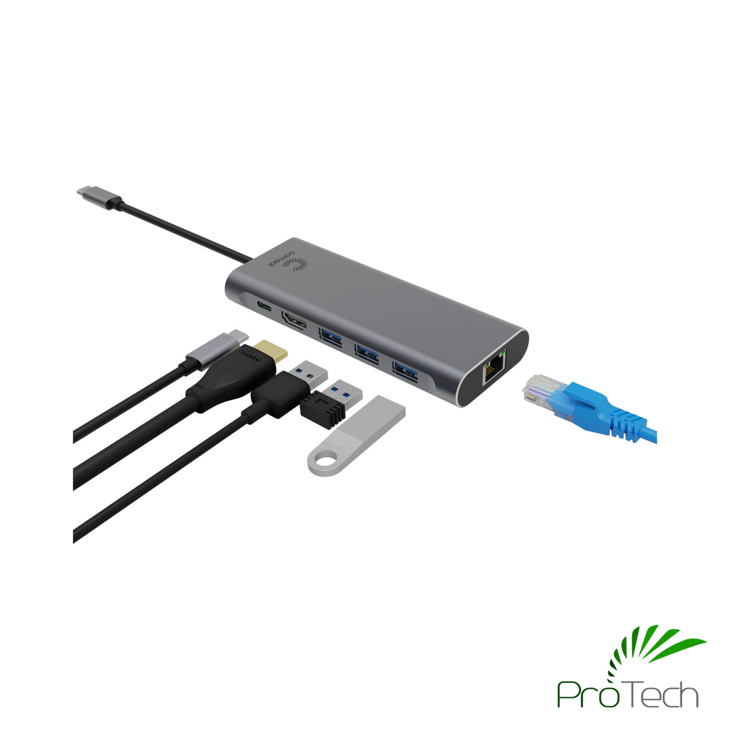 Comsol USB-C HDMI Multiport Adapter | 4K Ultra HD