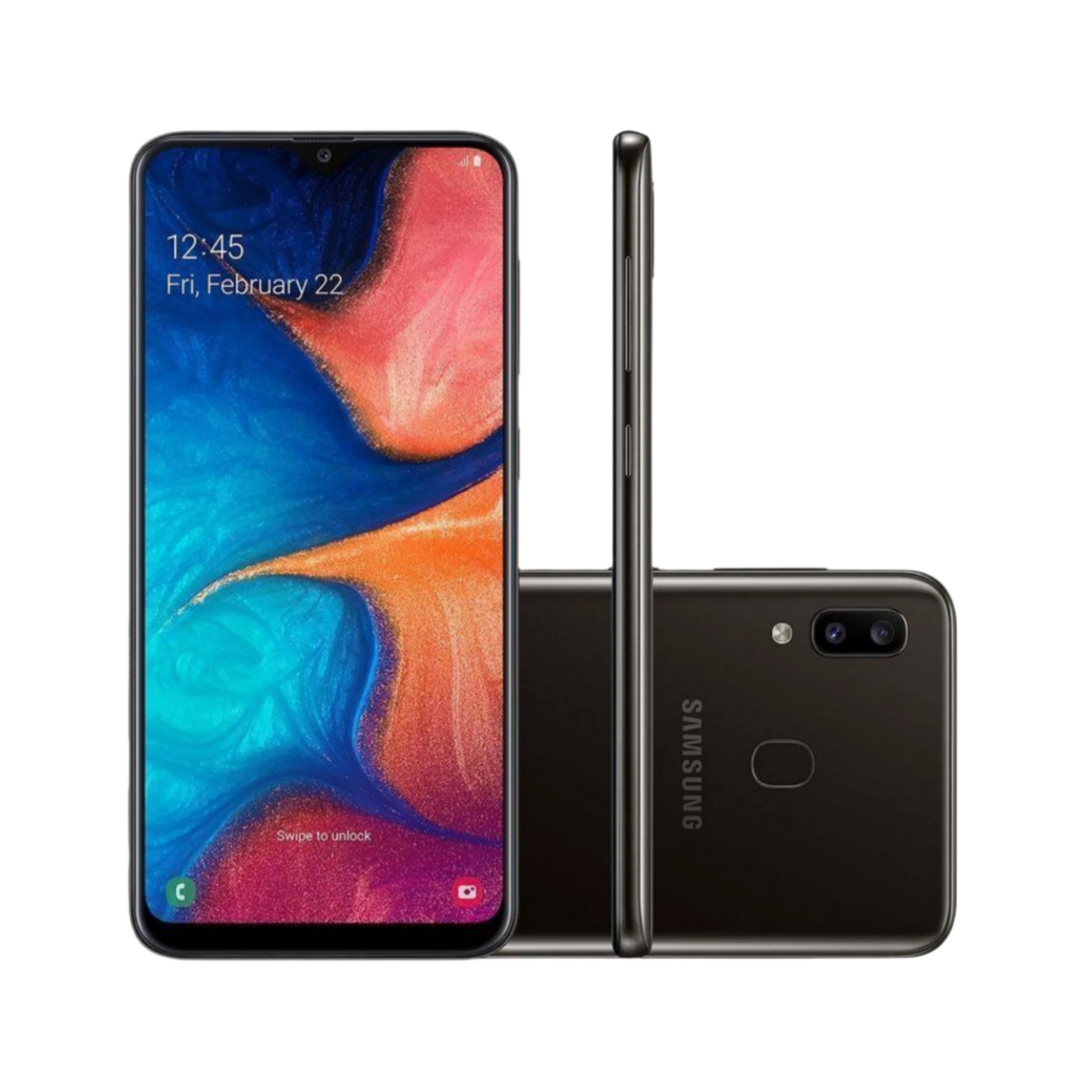 Samsung a20 silver deals